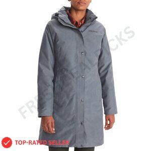 Full Length Down Coat Waterproof Hooded Puffer Elegant Winter Shield